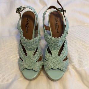 Lucky Brand Teal Wedges